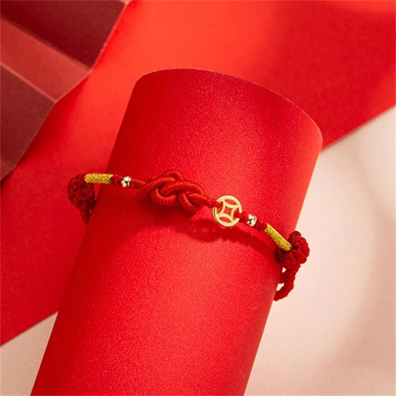 Lucky Red String Bracelets Men Women Handmade Braided Bracelet. Adjustable