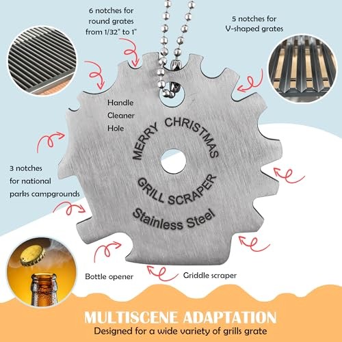 Grill Scraper Stocking Stuffers for Adults Men Women Gifts Teens Gift for Men