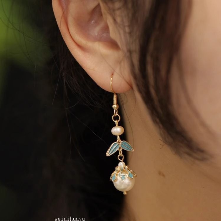 New Chinese Style Handmade Tassel Unique Elegant Earrings