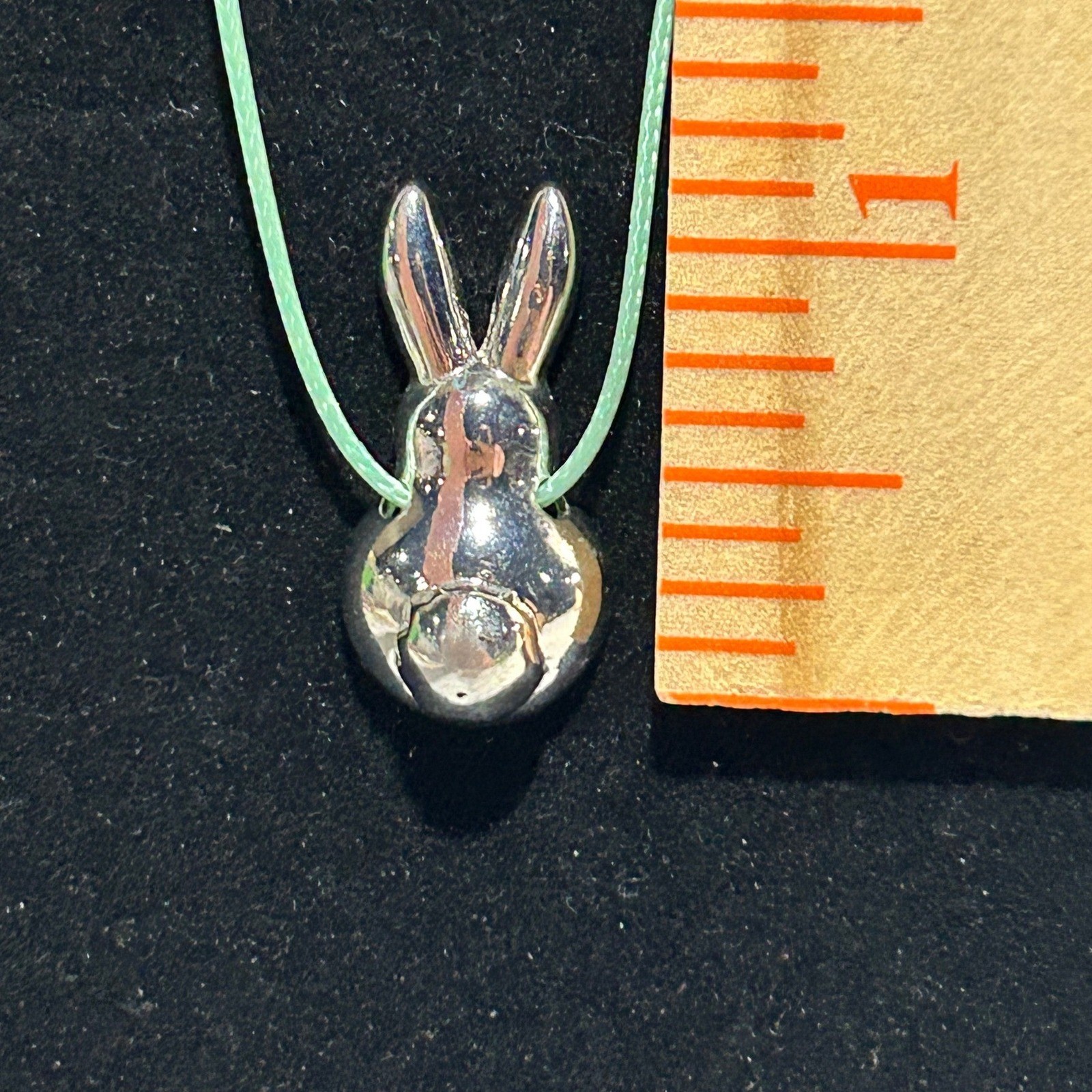 Bunny Rabbit Necklace Bracelet Set Silver Tone Cute Easter Spring Gift Jewelry
