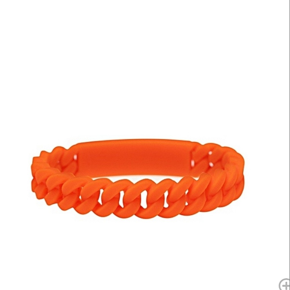 Marc Jacobs Clementine Orange Silicone Bracelet