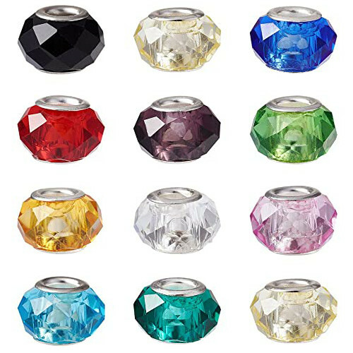 Wholesale Lot 25 50 100 250 European Bracelet Beads Mixed Murano Art Glass NEW
