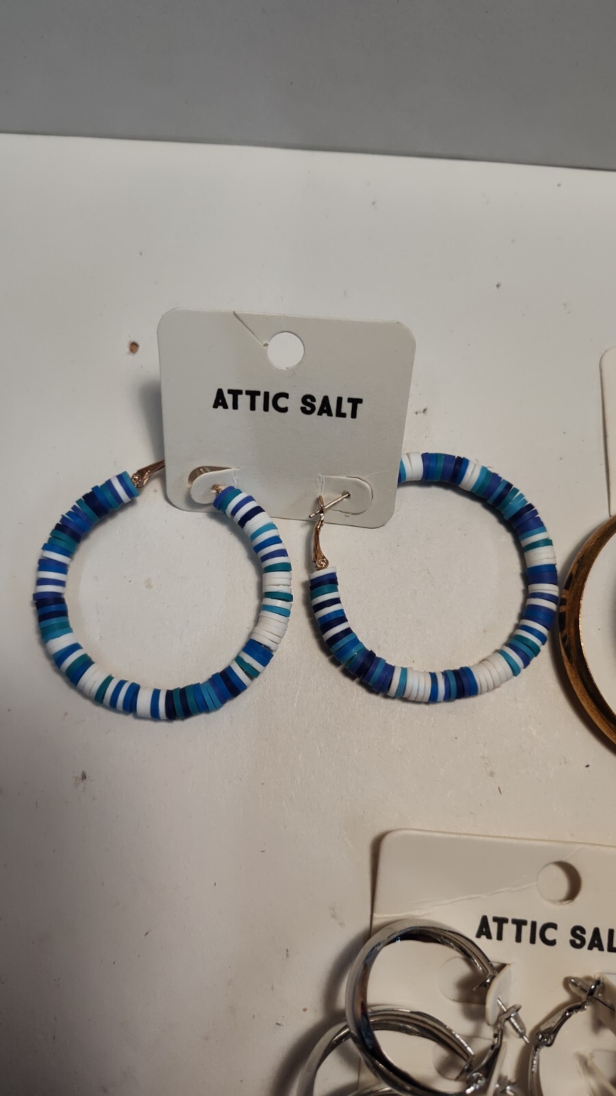 Lot Of 8 Pair Of Attic Salt Hopp Earrings