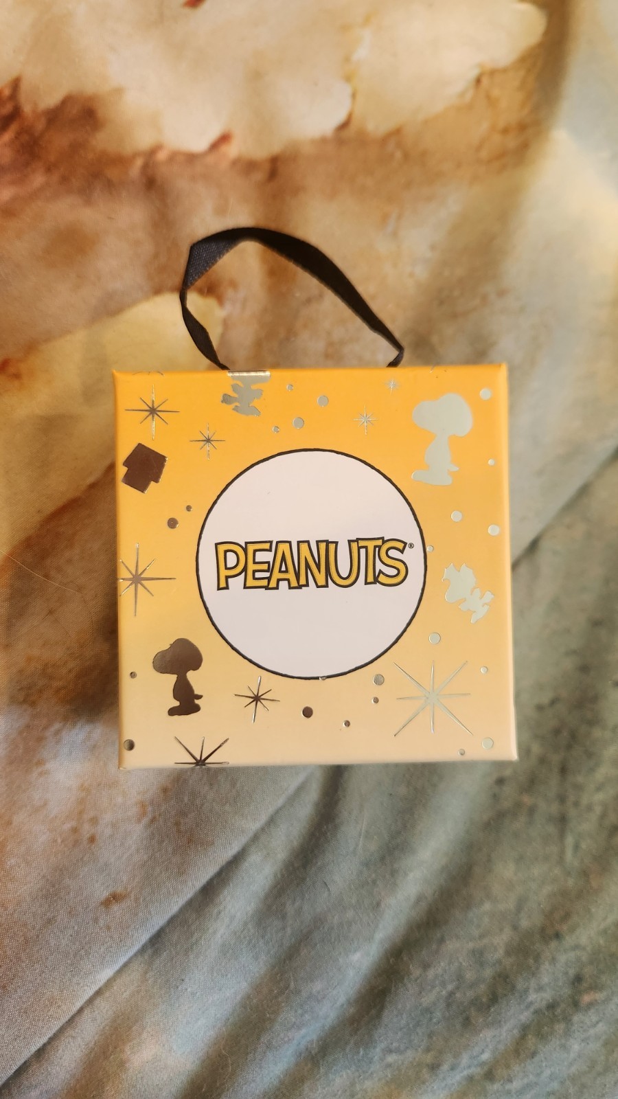 Peanuts Snoopy Fine Silver Plated Necklace Charm Set Jewelry Collectible