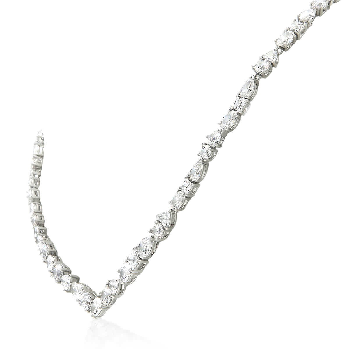 Swarovski Mesmera Necklace Rhodium Shiny Crystal