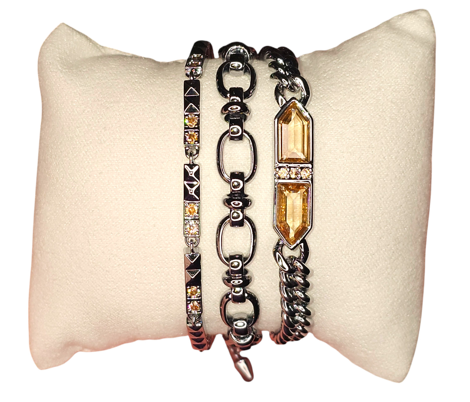 Bomb Party Luxe Bracelet RBP8059, The Future Is Yours-Hematite Plated