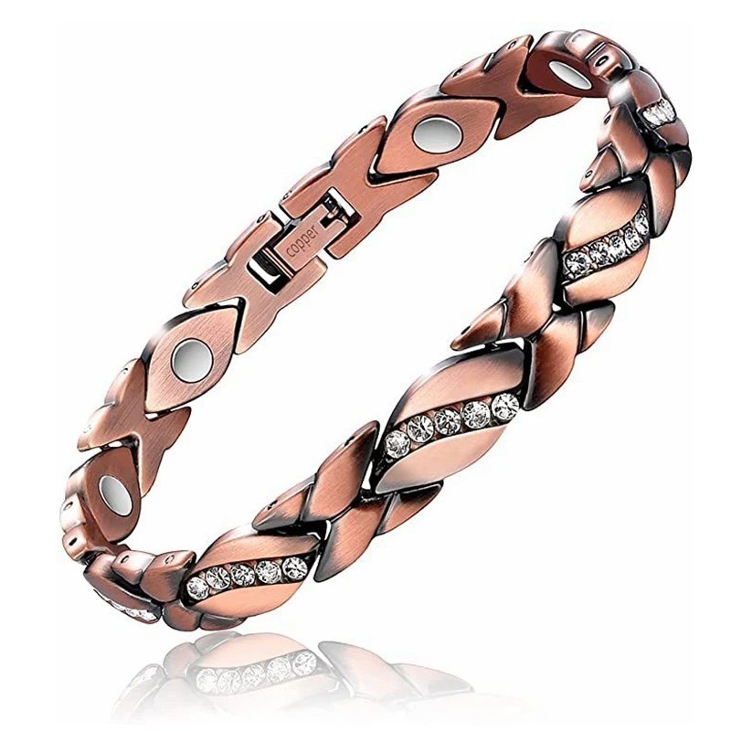 Copper Magnetic Bracelets for Arthritis Pain Relief – for Men & Women. (1pc) USA