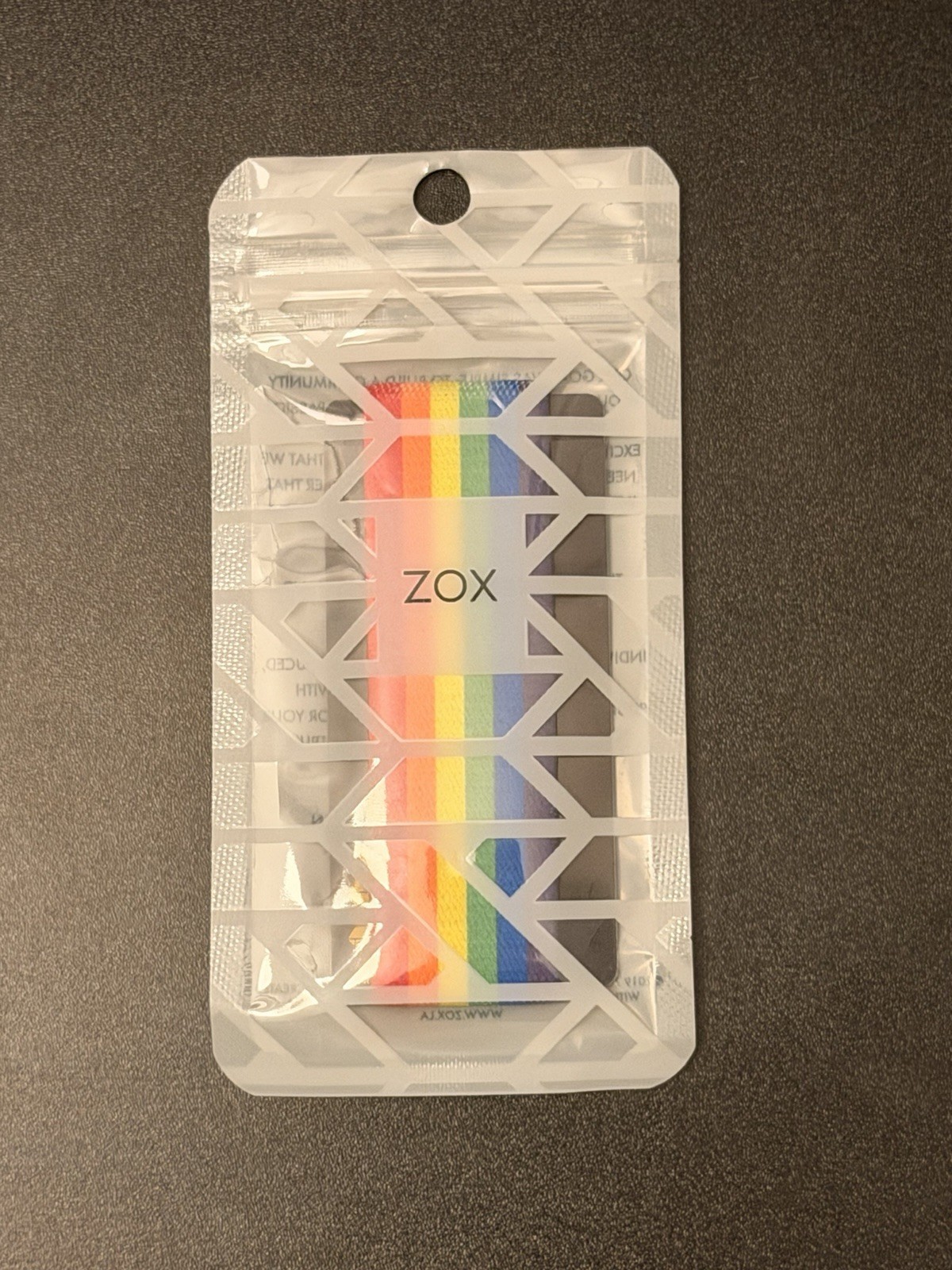 OOS *BRAND NEW* 2020 SM ZOX ‘Love Wins’ Rainbow Pride Fabric Bracelet #0357