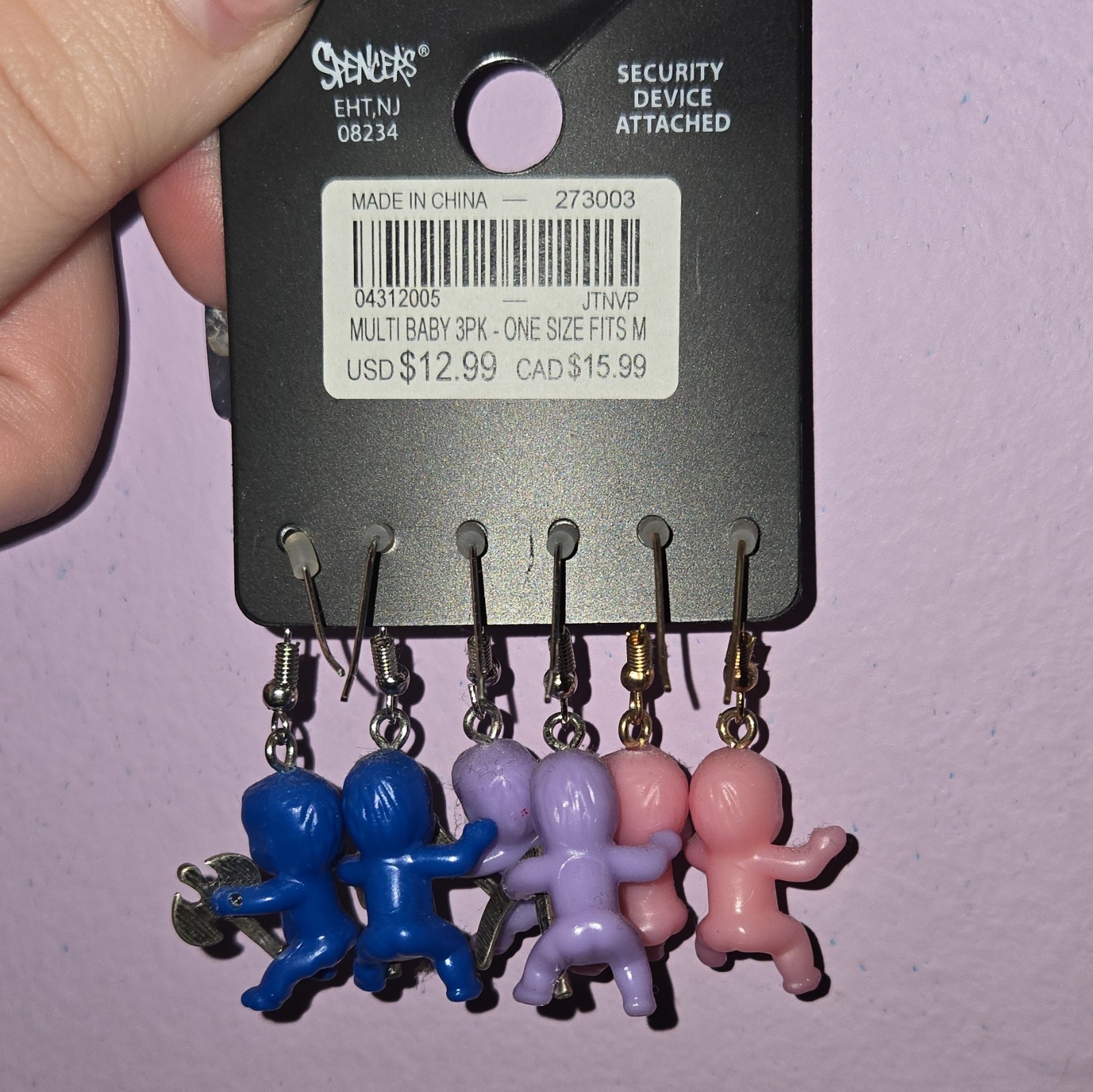 BodyRage baby body earrings multicolored