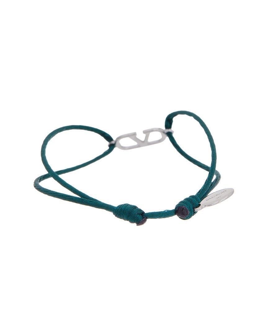 Valentino Vlogo Signature Cord Bracelet Men’s