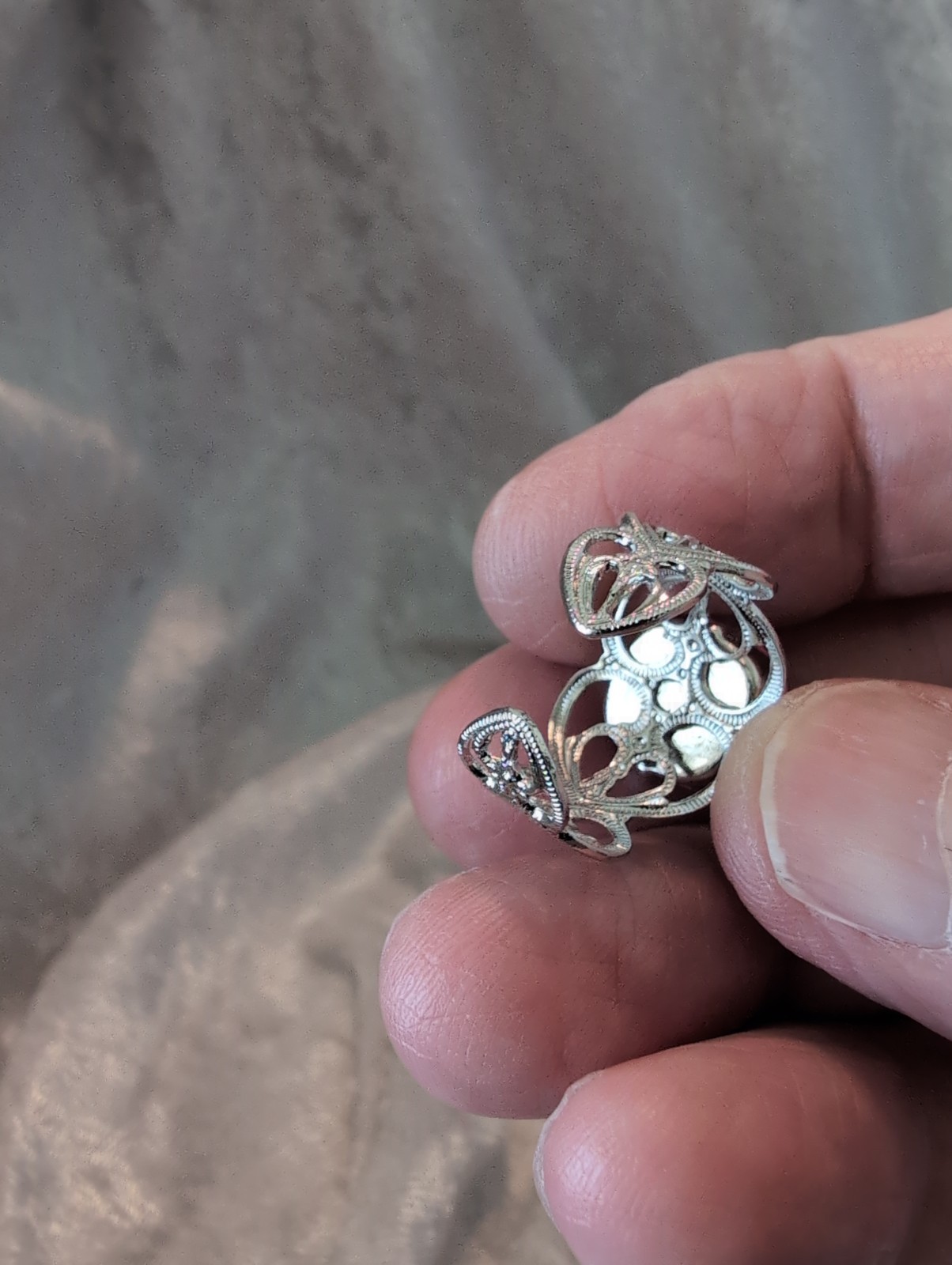 Lotus Pink And Shield Cut Padparadscha Swarovski Rings