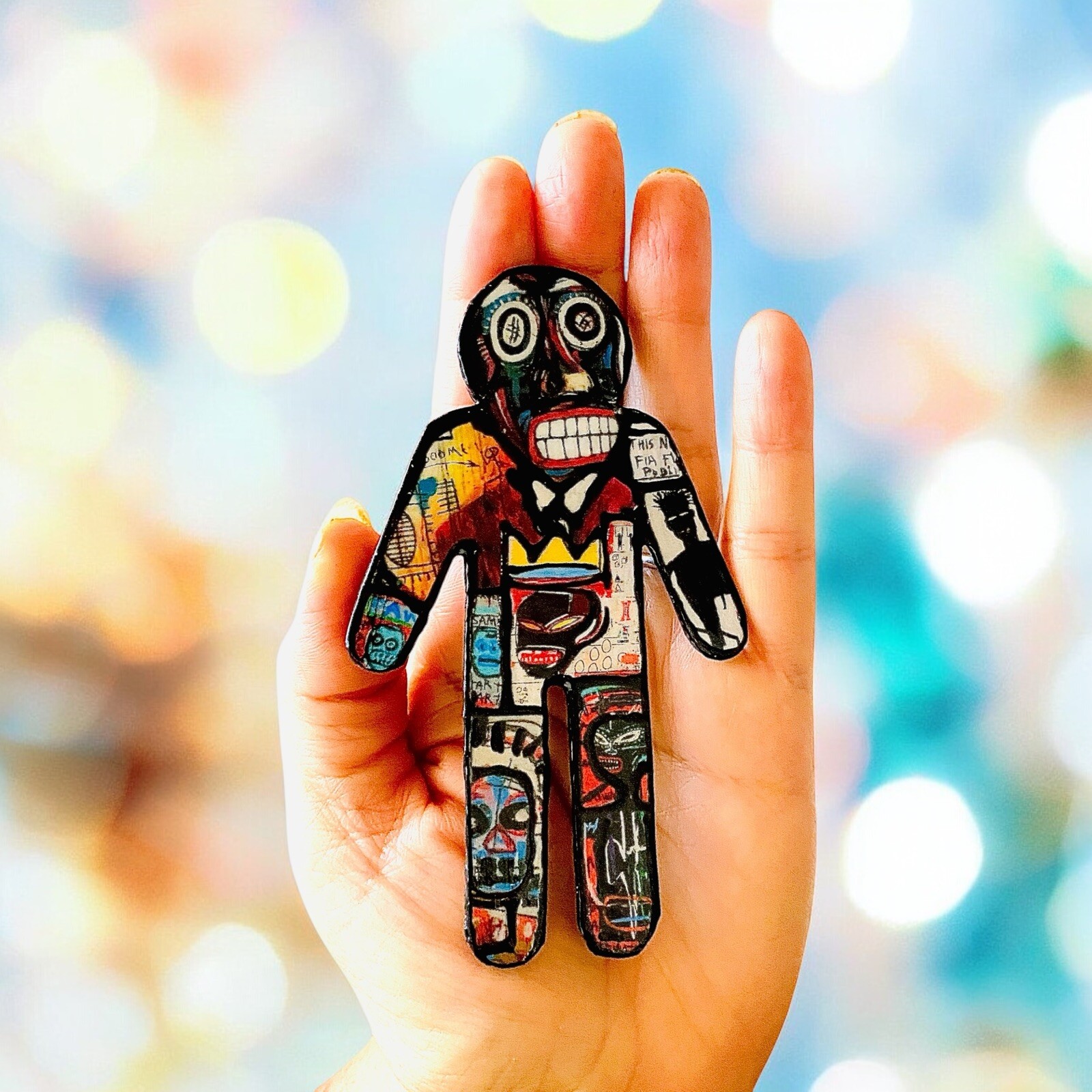 Basquiat Art Lover People Pin