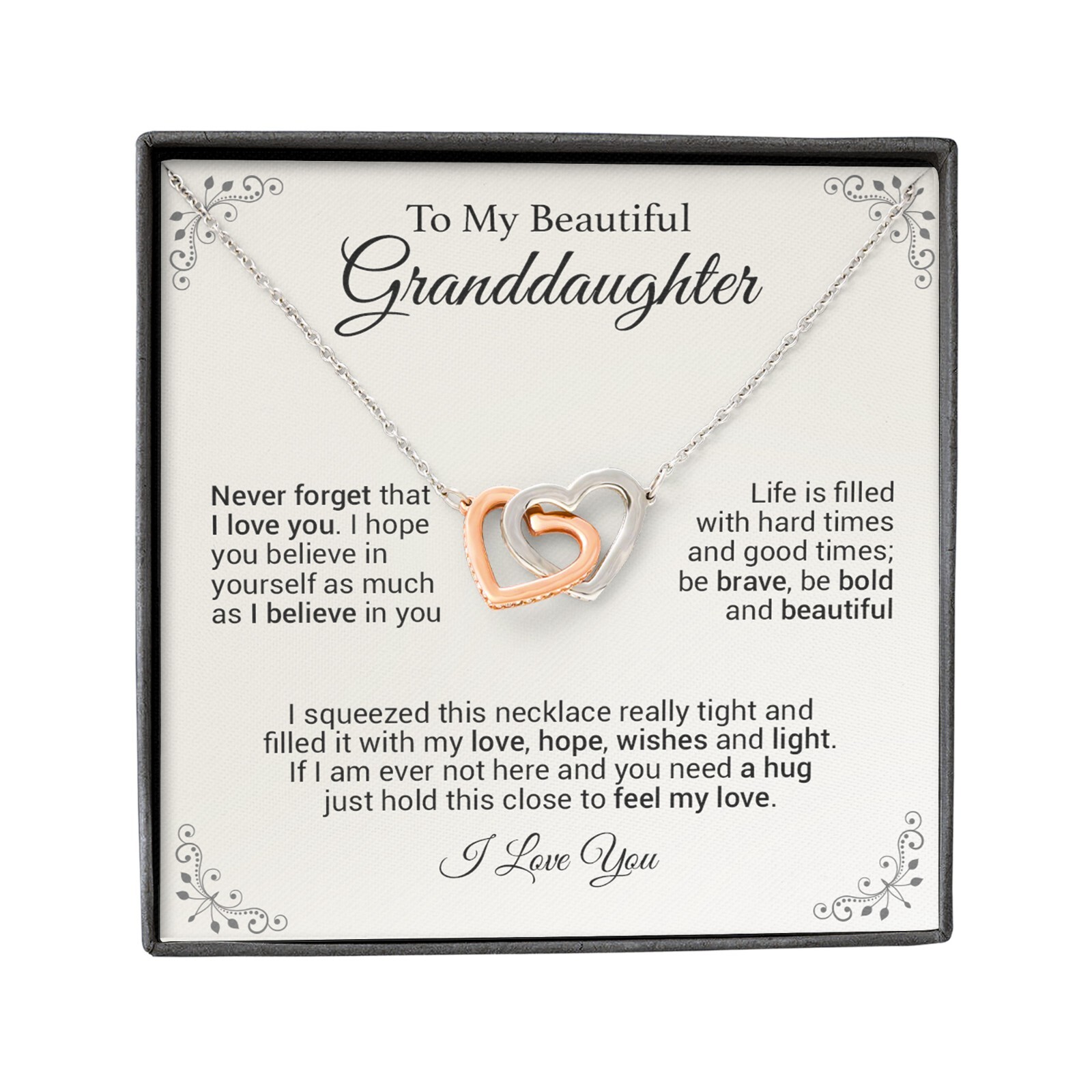 To My Granddaughter, Gift For Granddaughter, Granddaughter Gift from Grandma