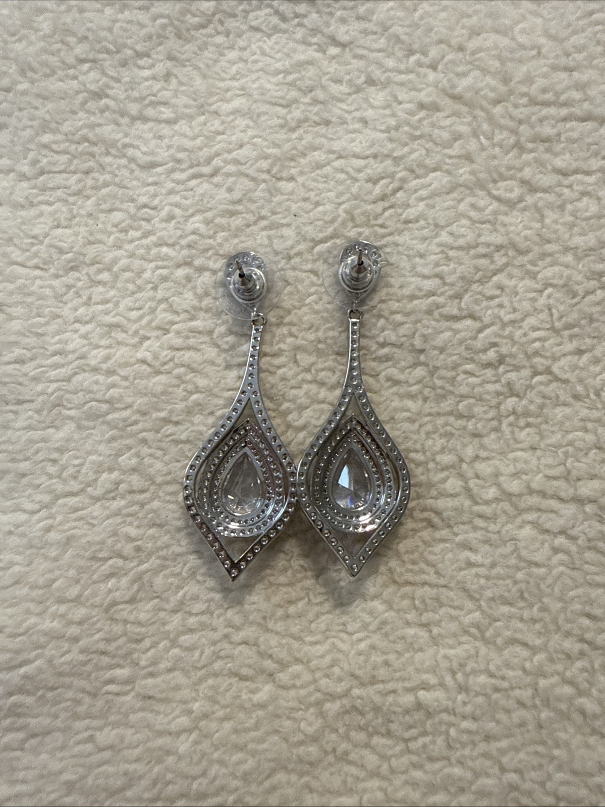 Silver Costume Jewelry with Rhinestones Great for A Night Out Or Any Occasion