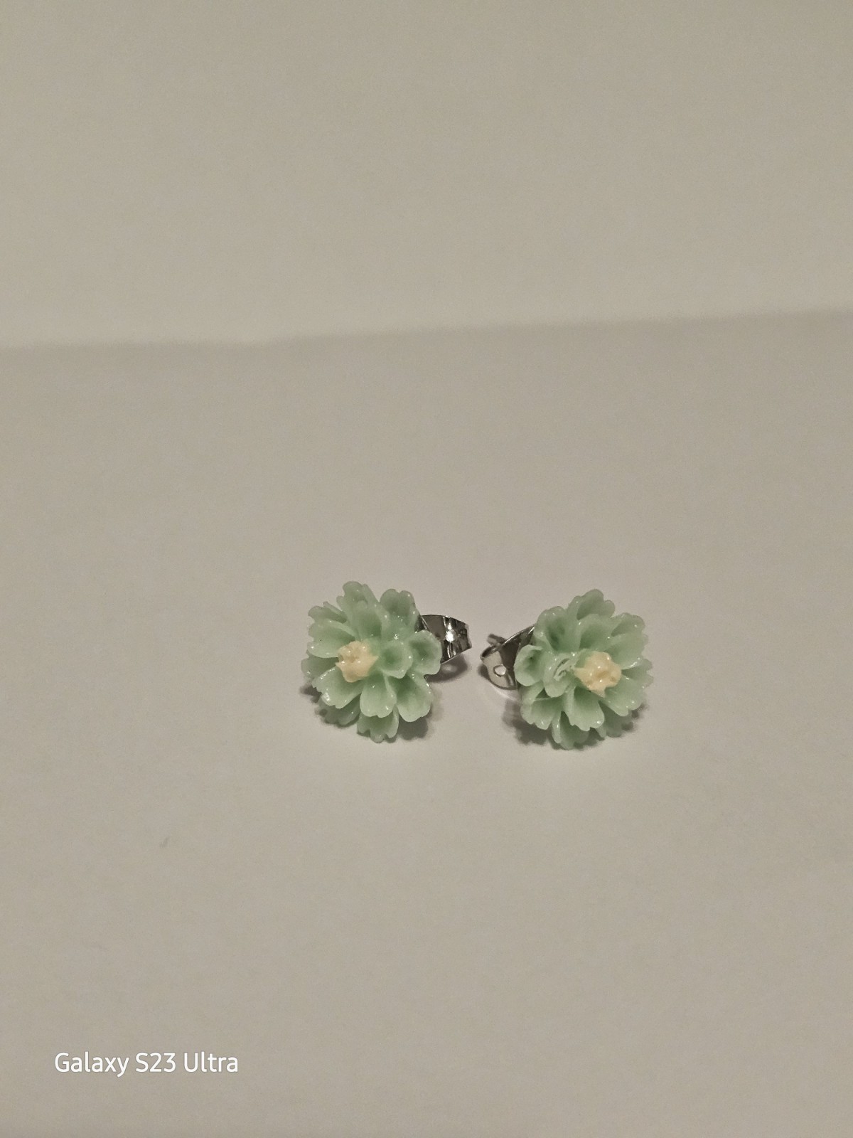 Flower Stud Earrings Lot Multicolor Resin Butterfly Back Lobe No Stone