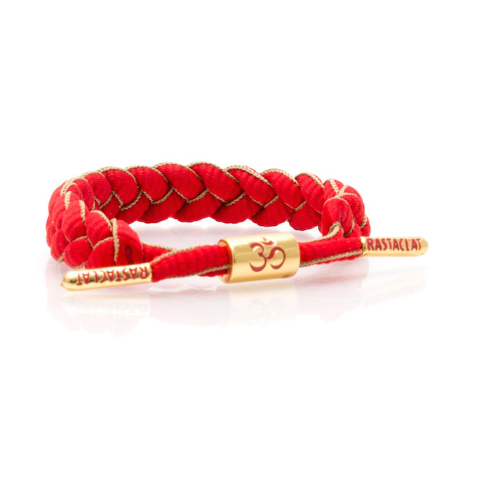 Brand New RASTACLAT Om Ǯԅ Red Shoelace Bracelet