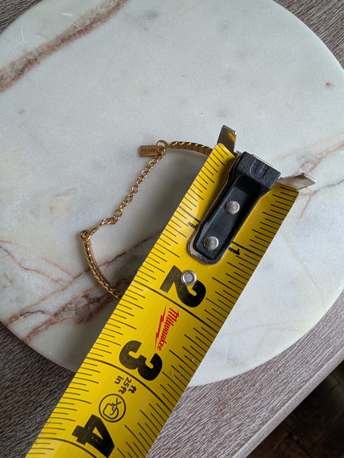 Vintage Fendi Gold-Plated “FF” Logo Bangle Bracelet – Repair & Restoration