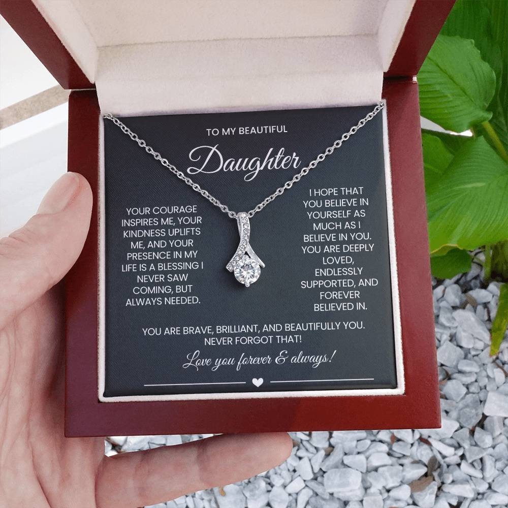 Daughter Alluring Beauty Necklace Gift