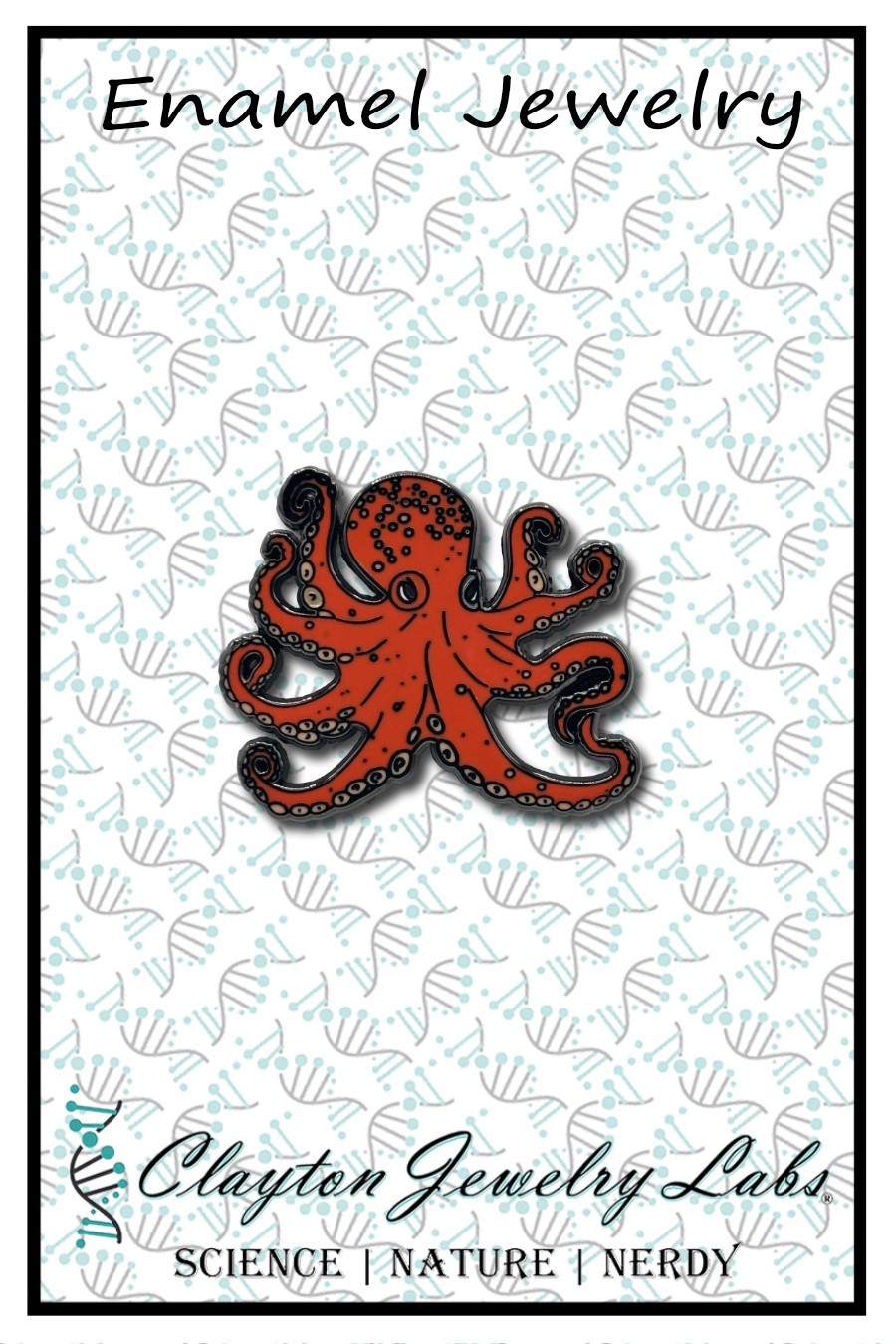 Octopus Enamel Pin