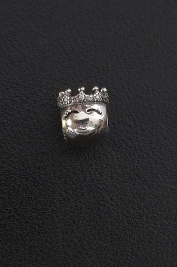 Pandora Princess Emoticon Fairytale Emoji Charm 925 Sterling