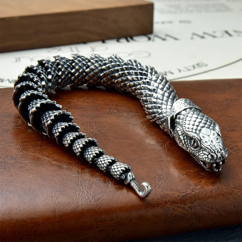 Tibetan Dragon Scale Bracelet Lucky Amulet Bangle Unisex Jewelry