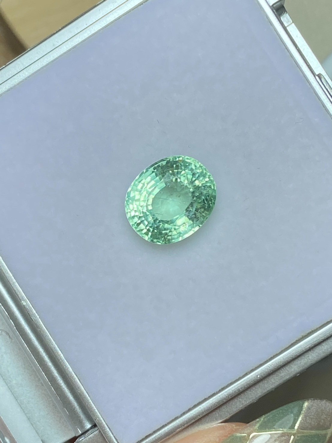 [jerseychou]Natural Paraiba Tourmaline 7.22ct , AIGS