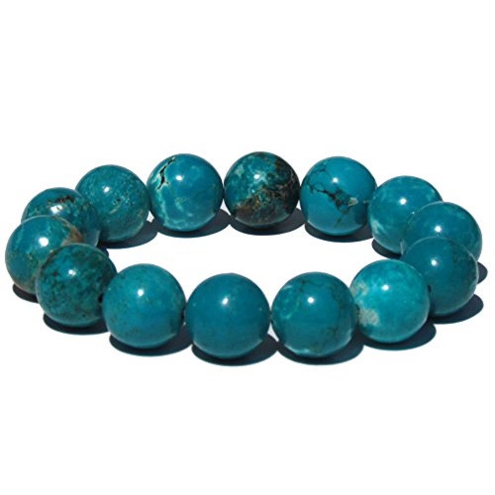 Grounding & Protection Stretch Bracelet, 14mm Beads, Unisex (5″-7″ Adult Wrist)