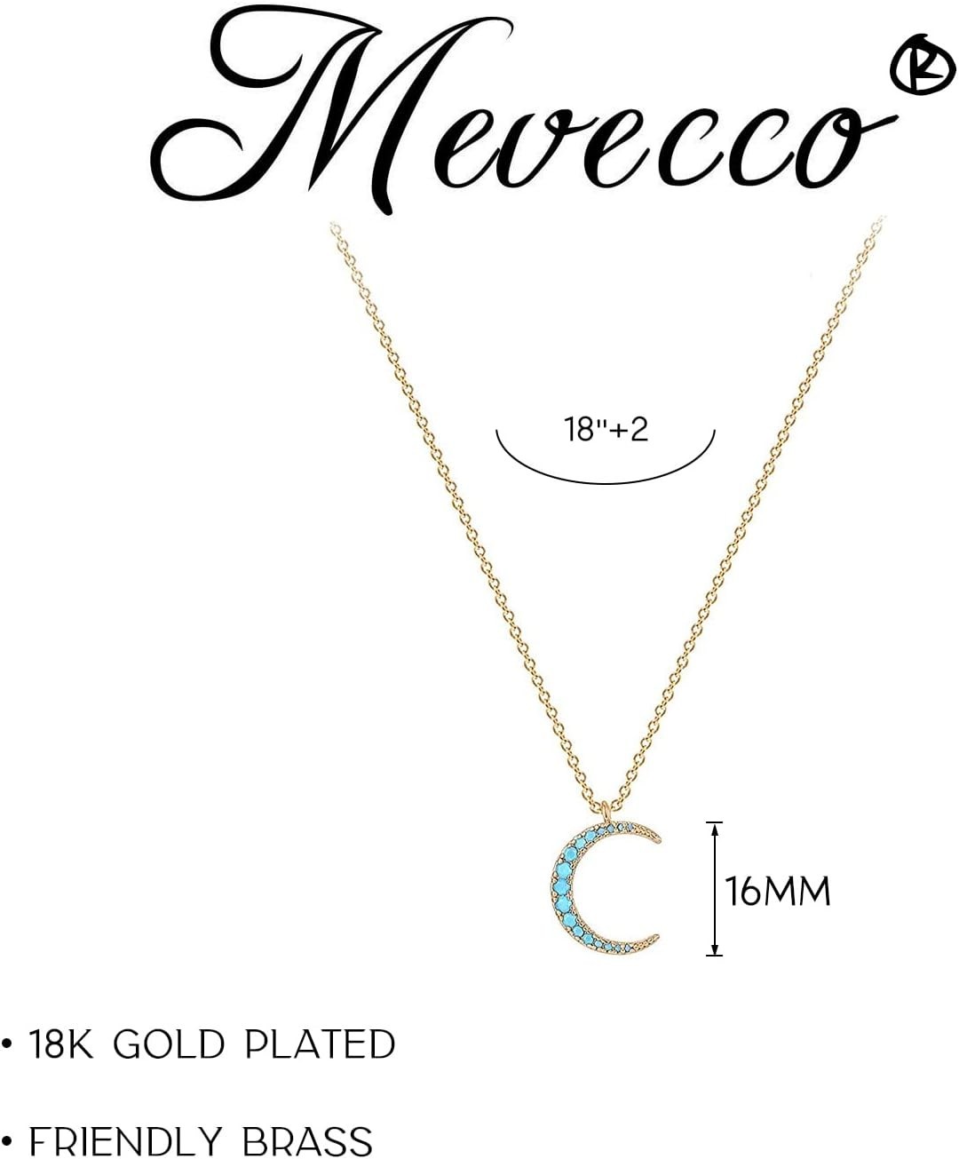 Dainty 18K Gold Layered Necklace with Turquoise – Perfect for Any Occasion
