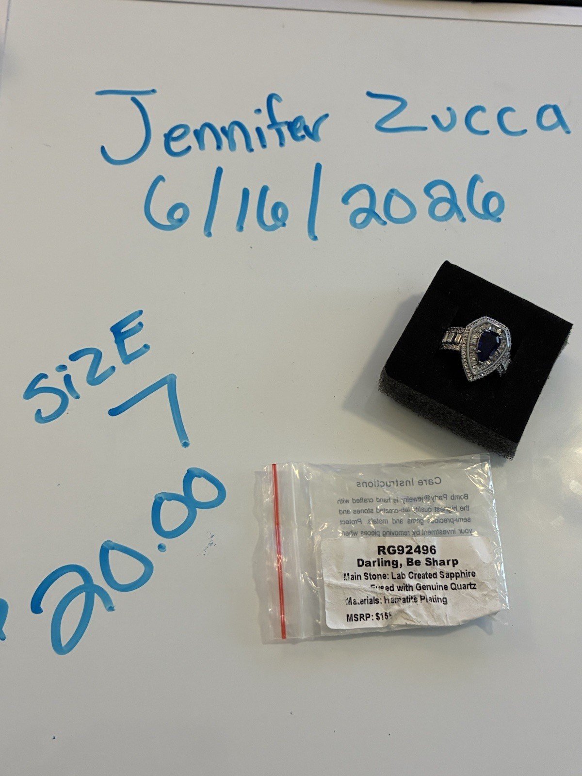 Bomb Party Ring Size 7