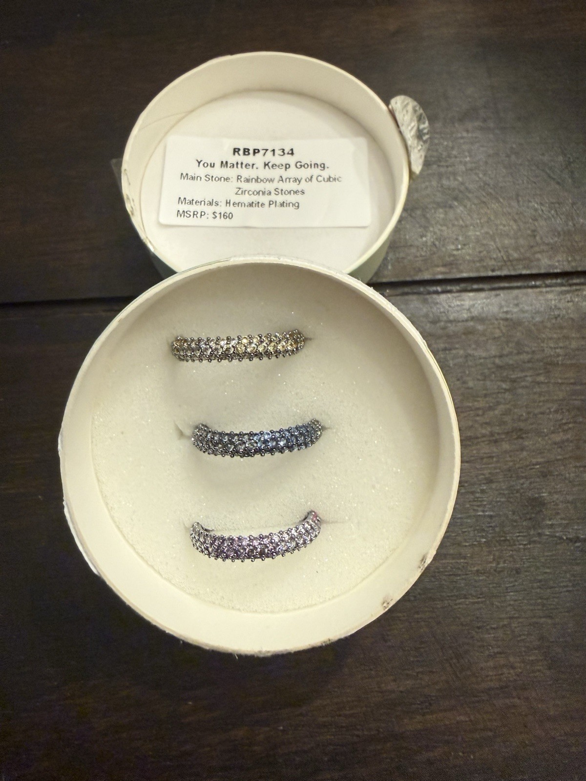 Bomb Party Mental Health Awareness Size 8 You Matter Keep Going On Hematite