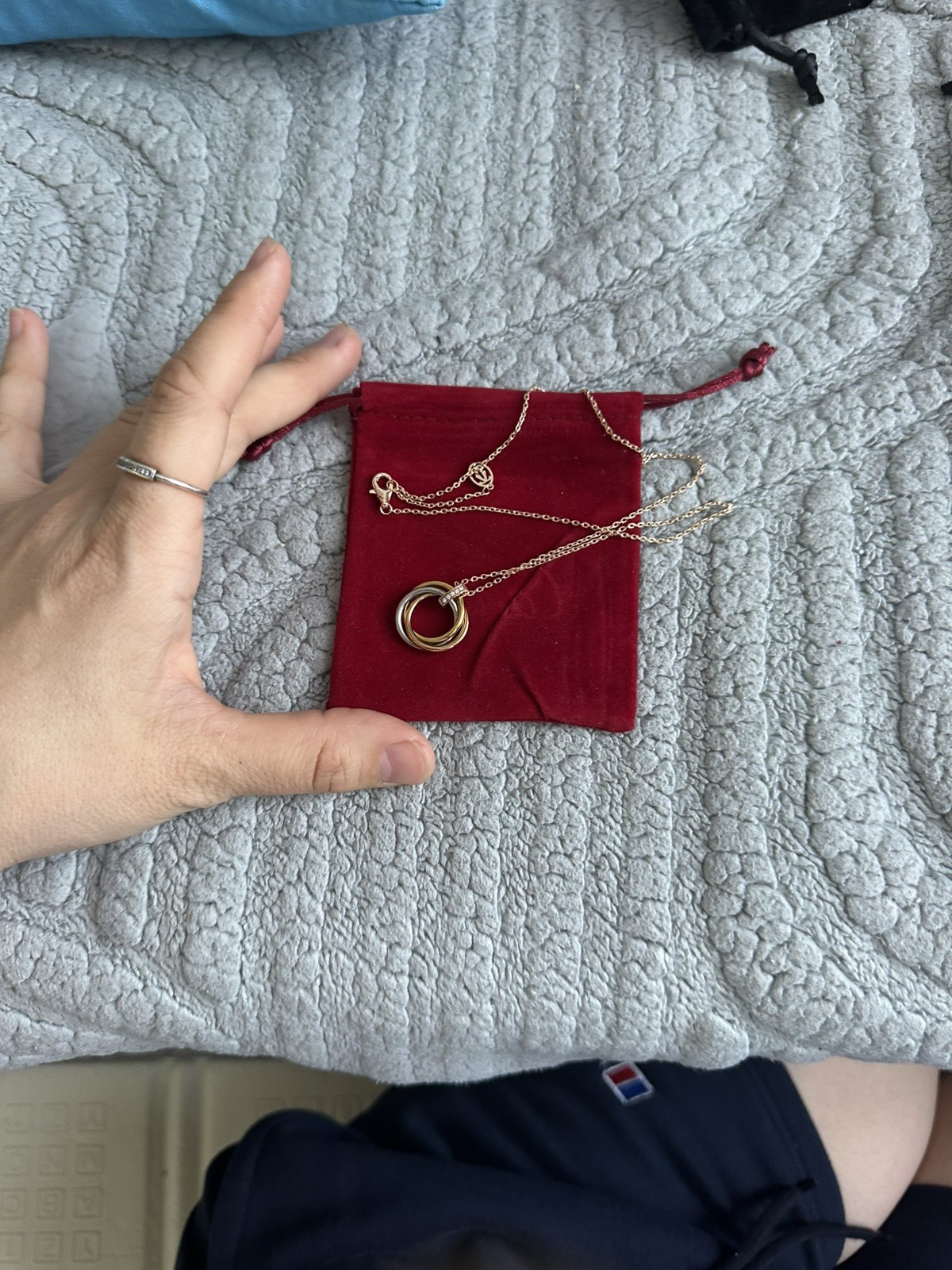 Copper Necklace with Gift Pouch Perfect for Any Occasion rose Golden Colour