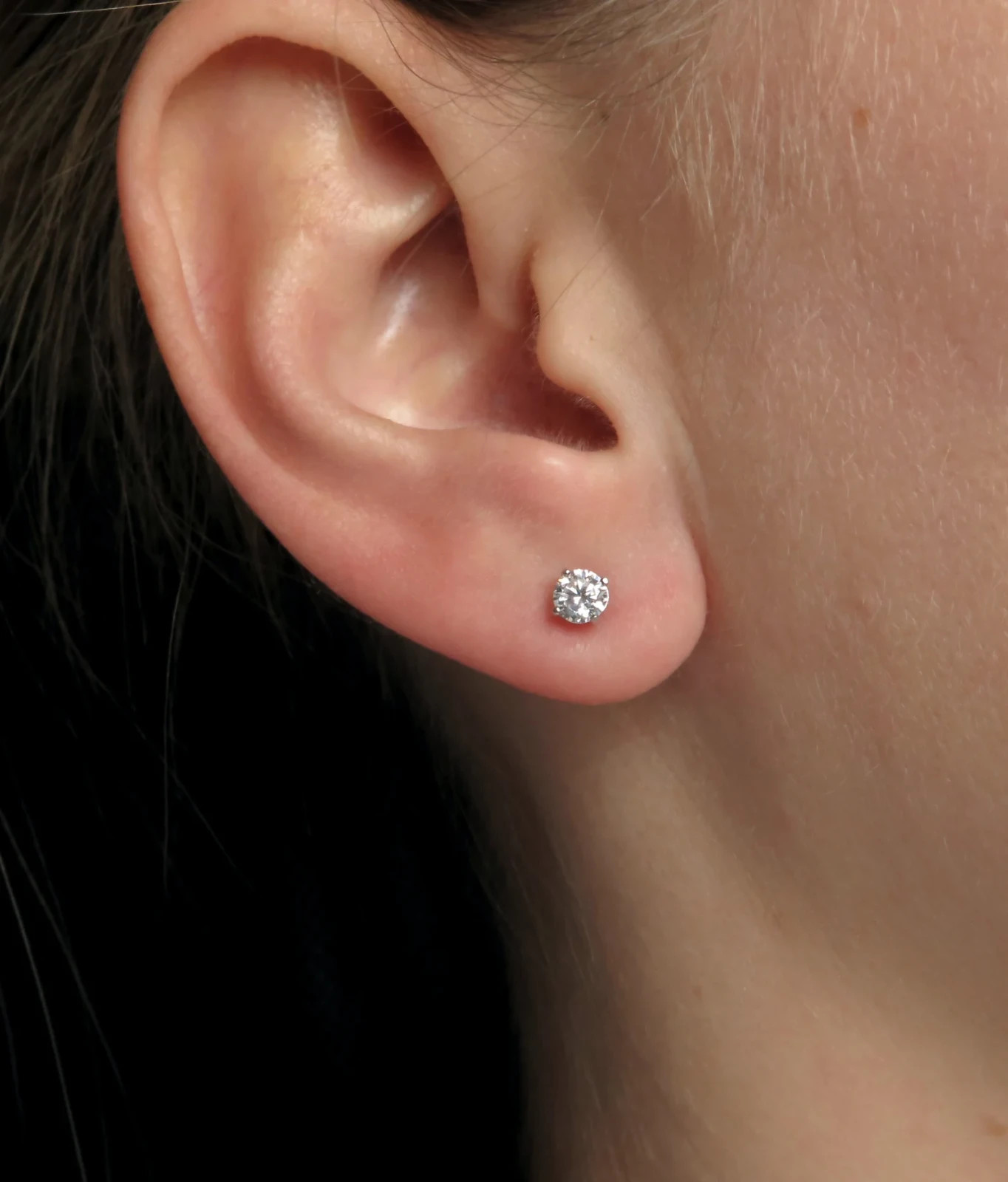 2.5mm To 10mm Round Cut Daily Wear Womens Lab Created Diamond 925 Silver
