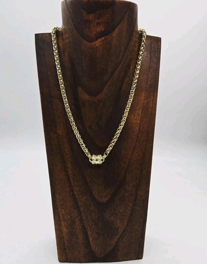 Kirks Folly Magic Weave Magnetic Interchangeable Necklace Gold tone 17 in