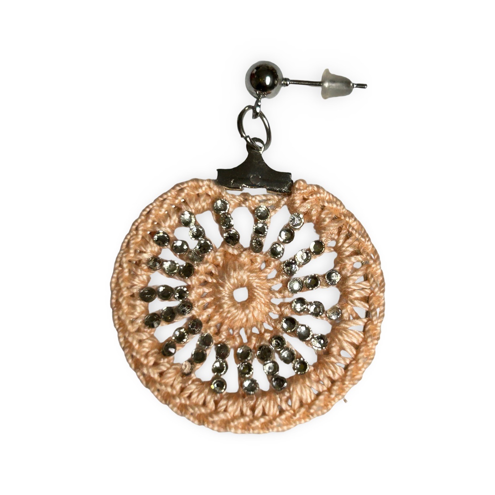 Icy Boho Earrings New Surgical Steel Ear Wire In Beige