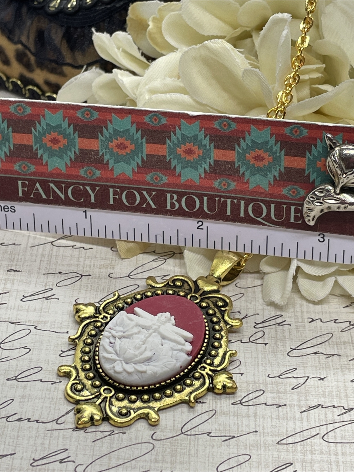 Dragonfly Anniversary Gold Cameo Easter Mother’s Day Birthday wedding Jewelry