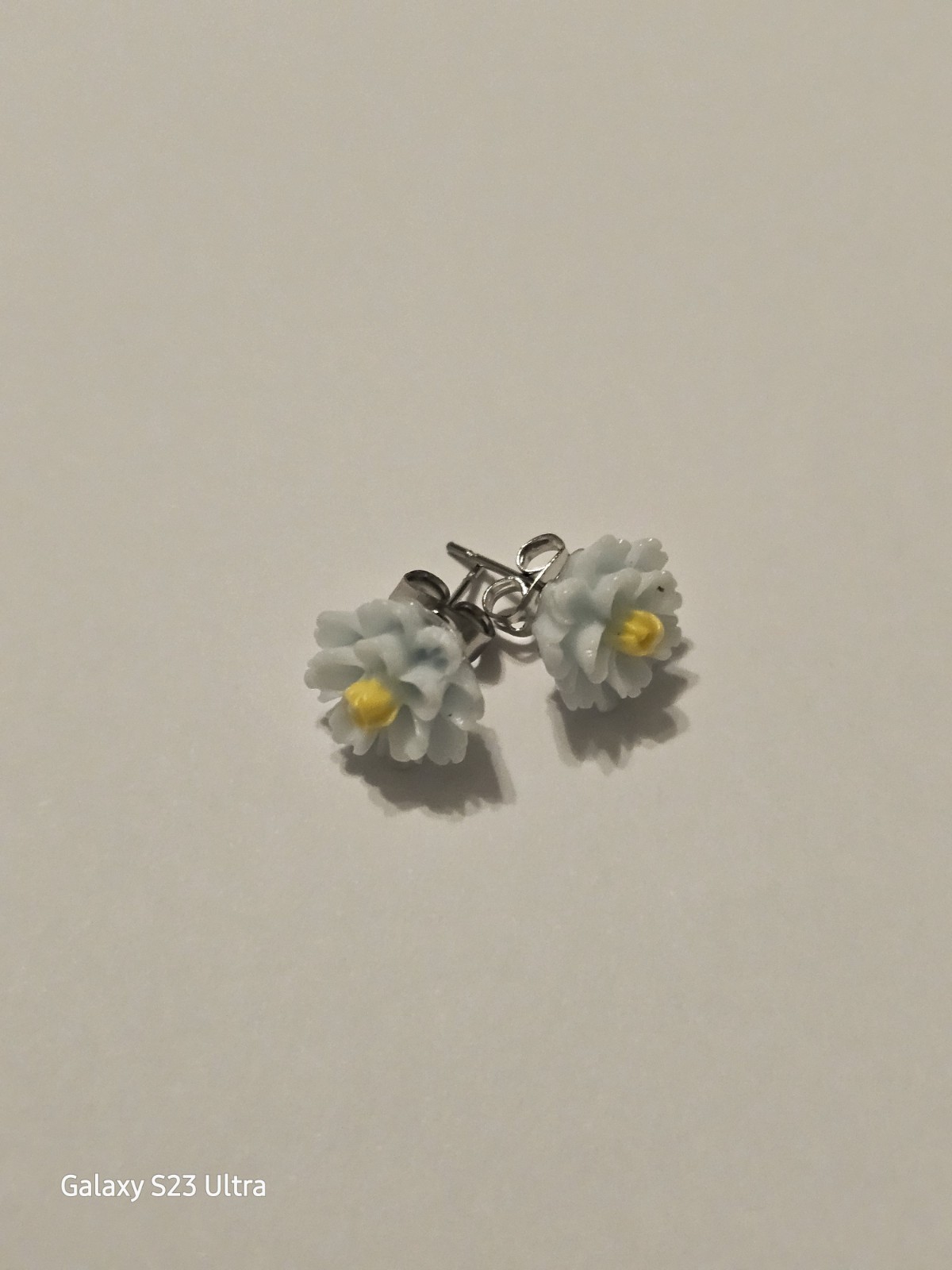 Flower Stud Earrings Lot Multicolor Resin Butterfly Back Lobe No Stone