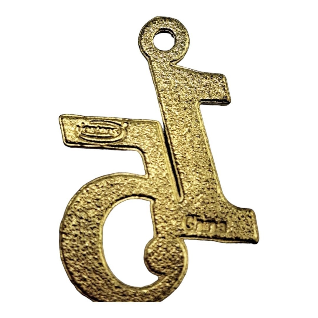 Graduation Tassel Pendant Golden Charm 2016 Jostens Grad, Celebration, Goals A