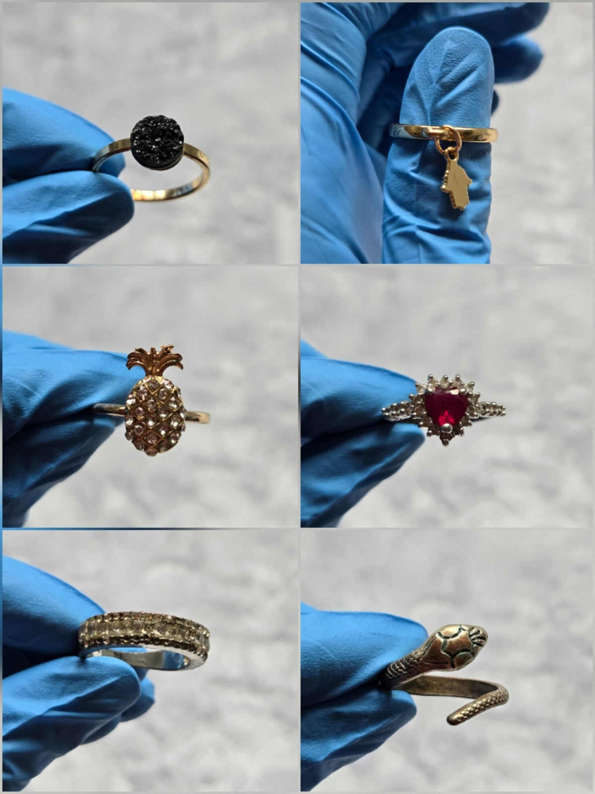 Huge Lot 55 Pc Mixed Rings Vintage to Modern Estate Jewelry Assorted Styles #02