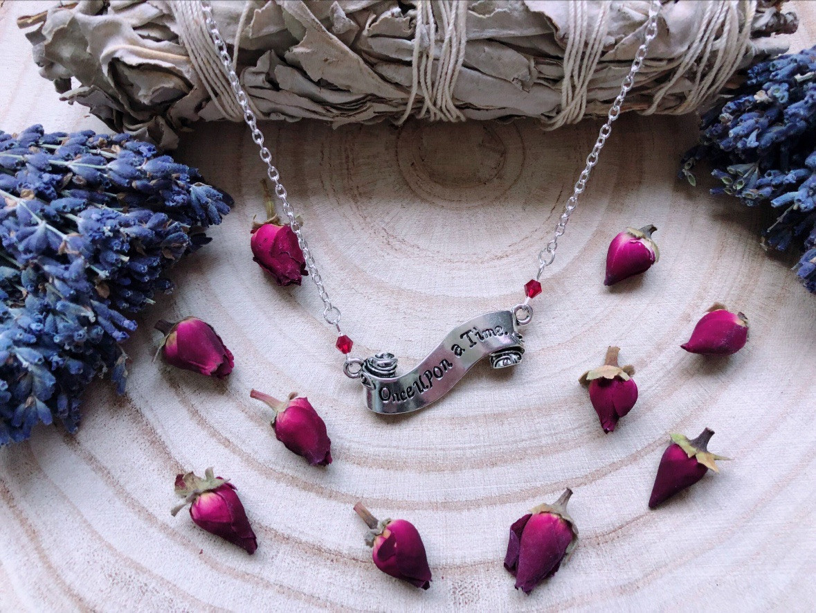 Once Upon A Time Necklace OUAT Gothic Fairytale Goth Necklace Gothic Jewellery