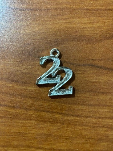 Graduation Tassel Charm Yeardate 1990-2023