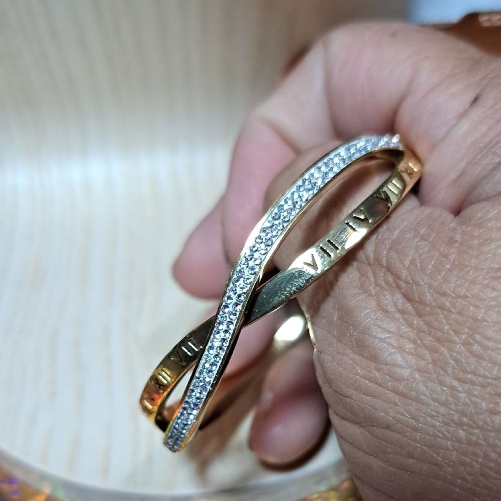 Elegant Gold Roman Numeral Bracelet