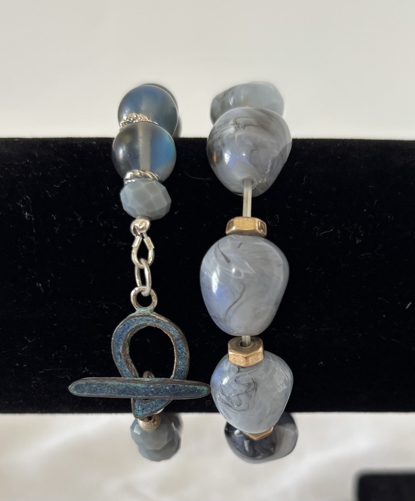 (2) Sweet Enchanting Coastal Mystical Mermaid/Fairy/Boho Bracelets