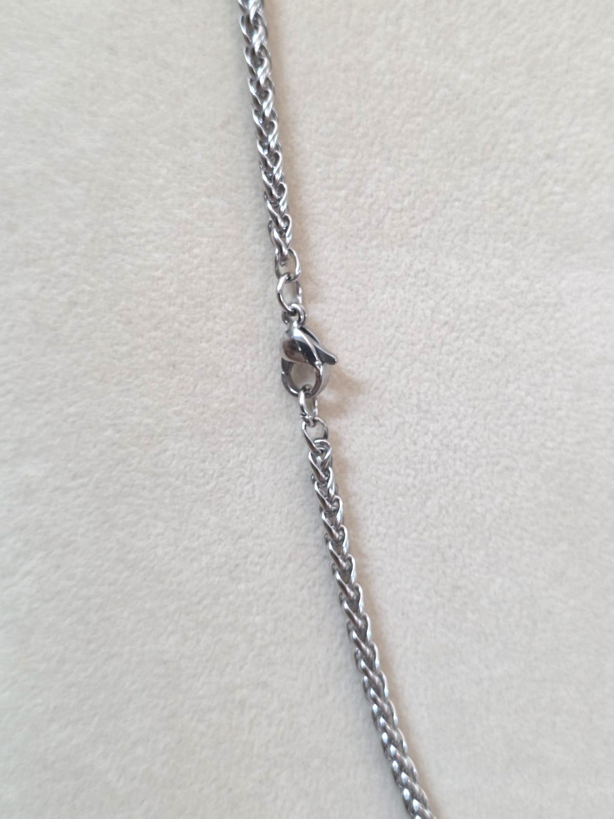 Spiga Wheat Link Chain Made in Quality Stainless Steel, 23.5 Inches, 3.0mm Wide