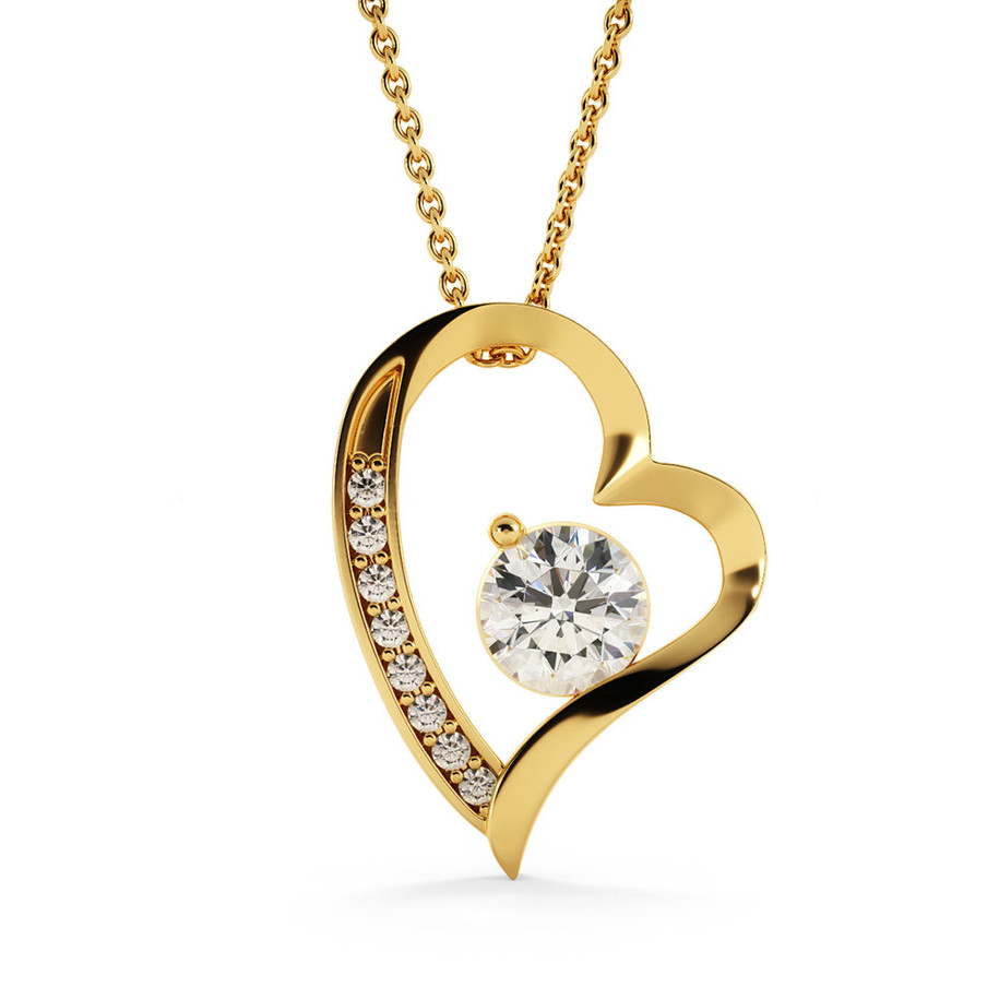 To My Wife Heart Necklace Anniversary valentines meaningful Gift From Husband