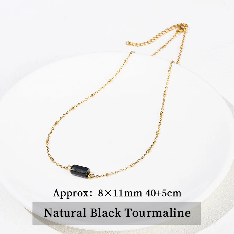 JD Handmade Boho Necklace Natural Amethyst Faceted Bead Pendant Necklace For Wom
