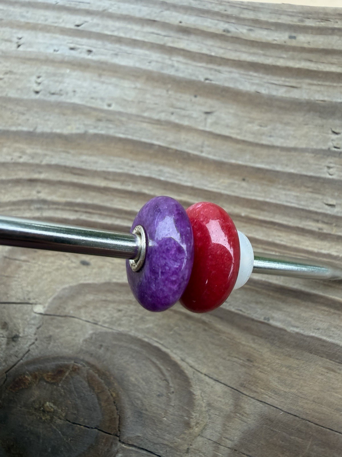 2 TROLLBEADS LE China Jade Beads from 2009 LE Chinese Bracelet Rare HTF