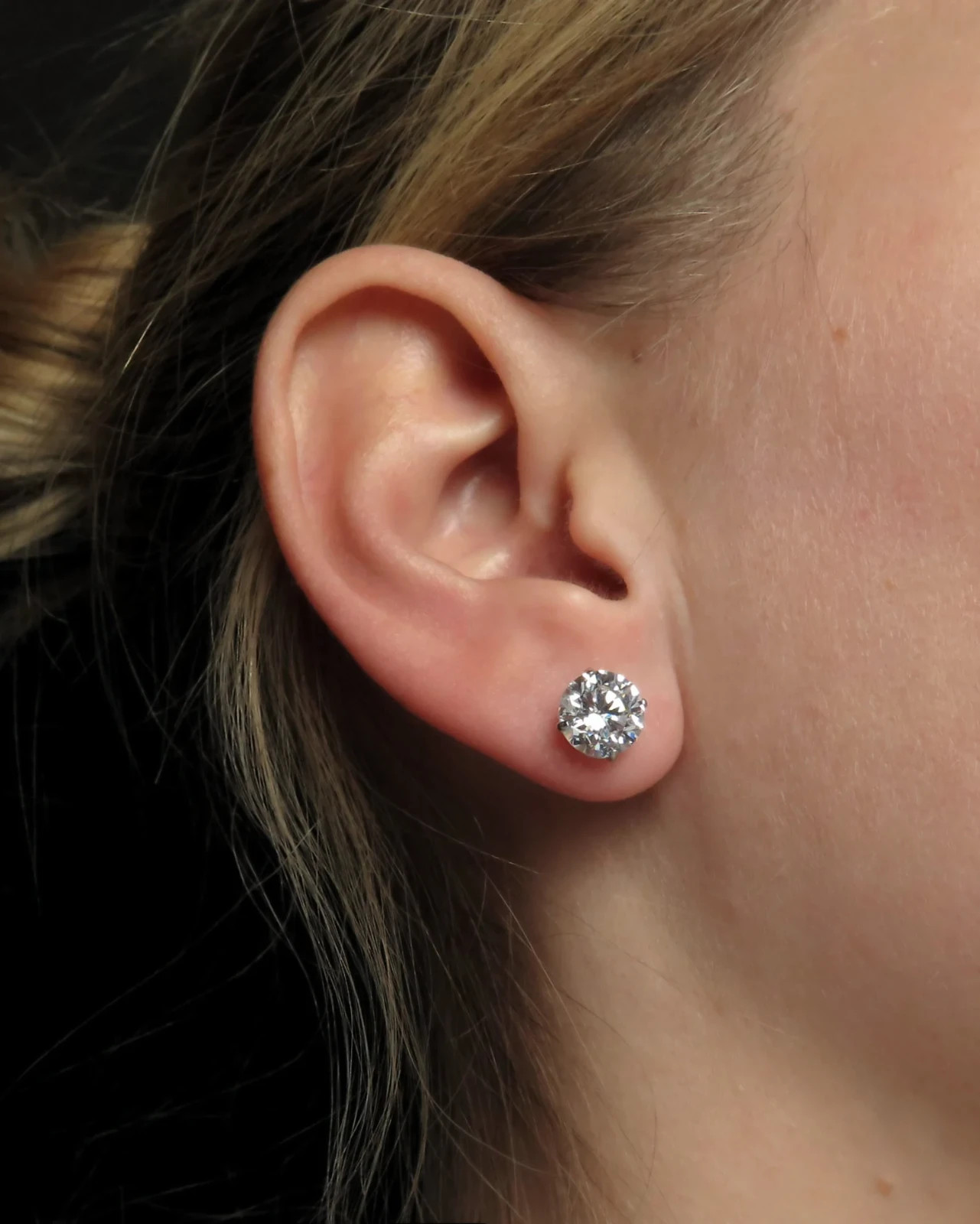 2.5mm To 10mm Round Cut Daily Wear Womens Lab Created Diamond 925 Silver