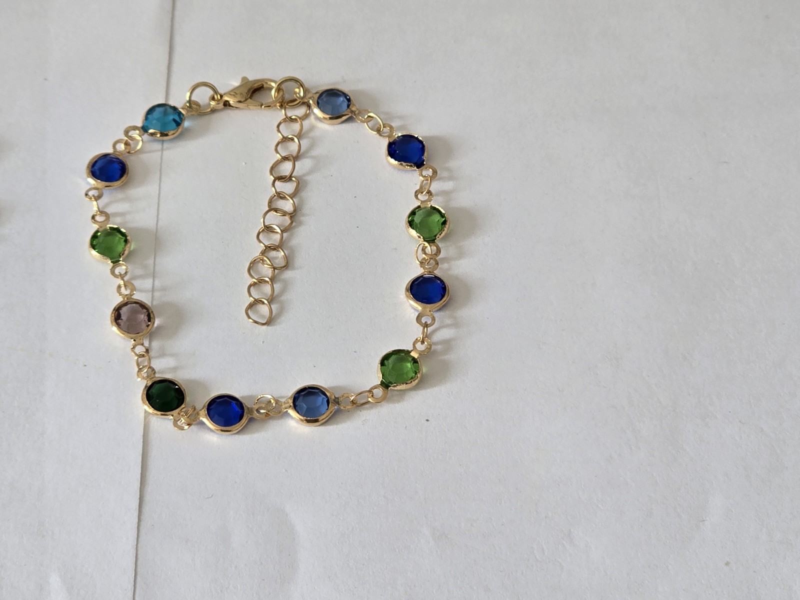 Gemstone Necklace Matching Bracelet Set For Teenage/adults Jewellery Box