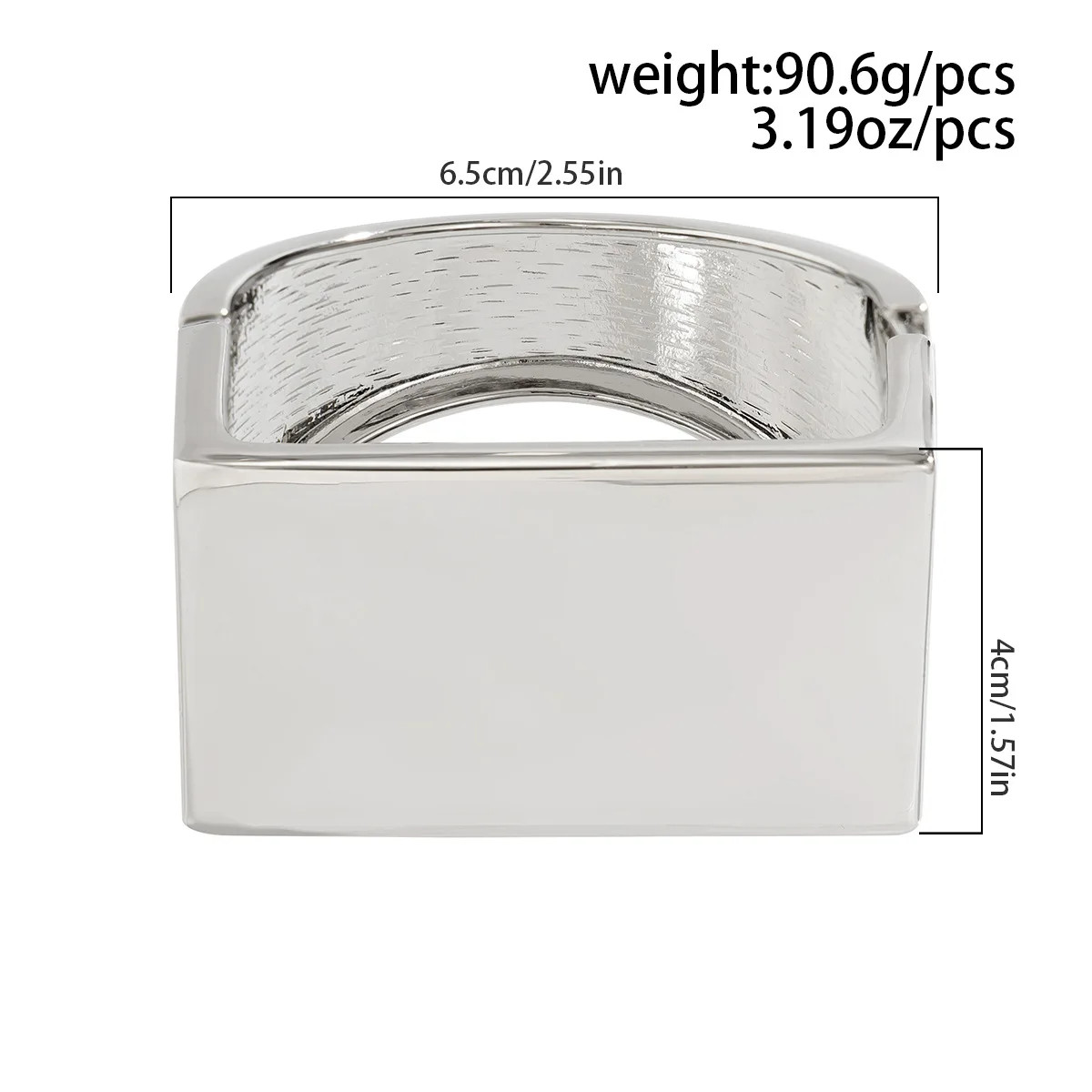 Alloy Open Cuff Bangle Bracelet Irregular Chunky Wide Silver Gold Tone Jewelry