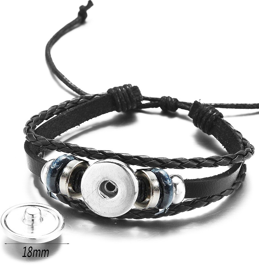 Playstation (Bracelet) video gaming, gamer black rope bangle w/ charm, PS4, PS2
